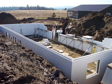 metal base for house above ground|basement walls for homes.